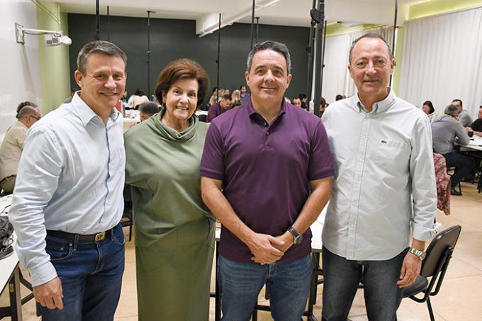 Adilson Guelfi, Darcy Alessi, Marcelo Plens e José Creste  
