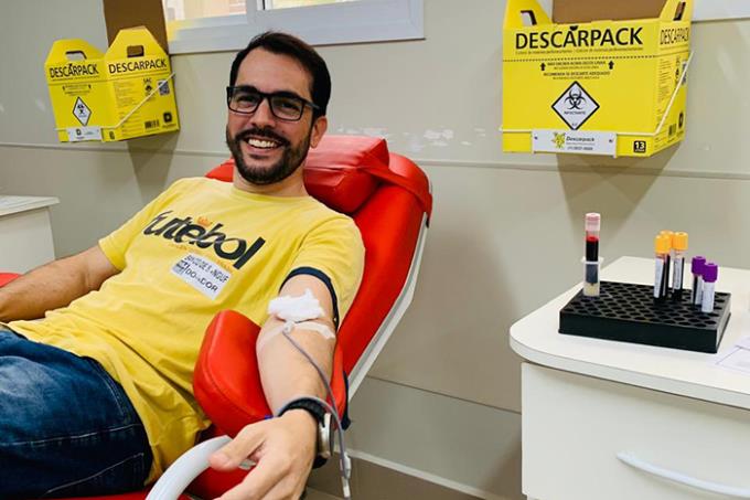 Ação universitária reforça importância da doação de sangue
