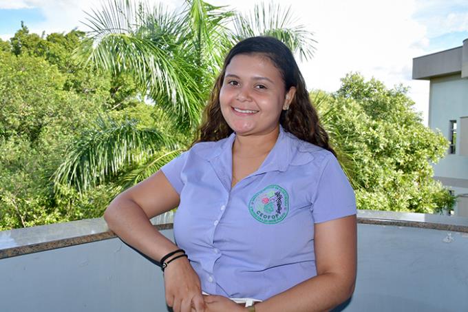 Elisa, doutoranda em Agronomia: graduação e mestrado deu segurança para prosseguir nos estudos