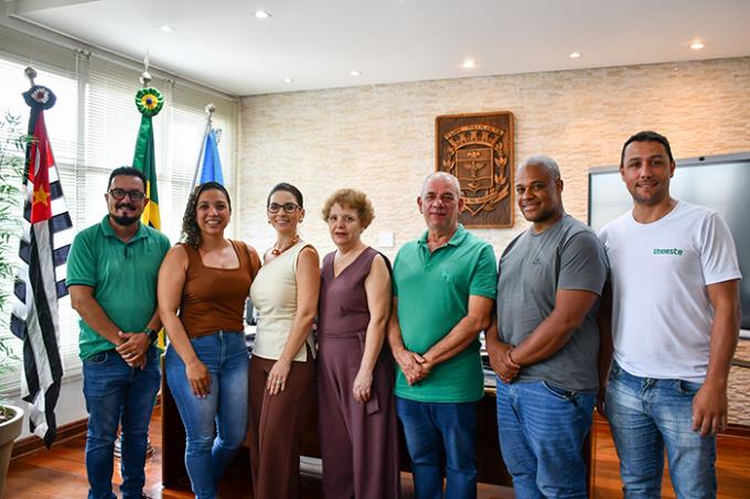 Josué, Lilian, Alessandra, Cidinha, Ailton, Richard e Daniel