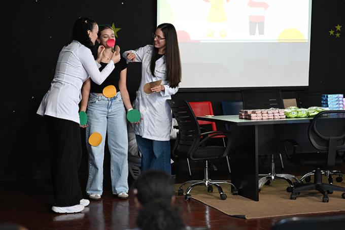 Alunos realizaram ações educativas no Lar Santa Filomena 