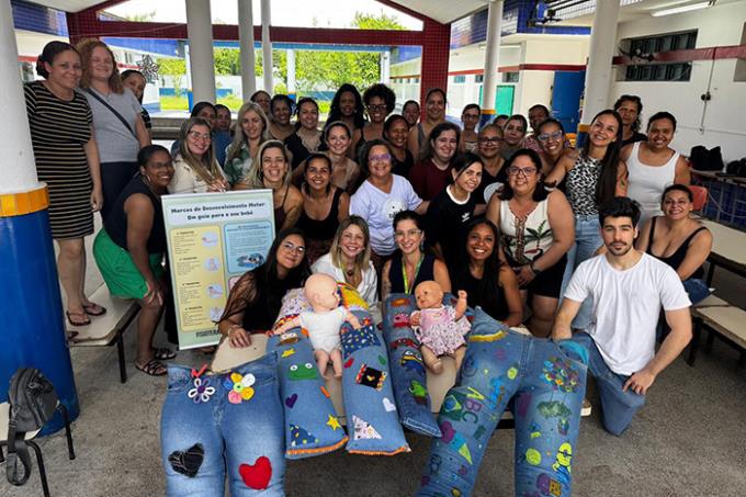 Projeto em creche transforma rotina escolar no Guarujá