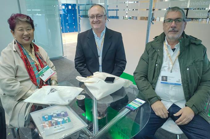 Magareth Kishi, Luís Ortega e Marcos Zocoler