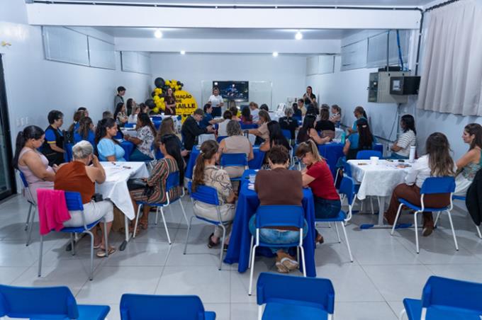 Participantes da formação: professores da rede municipal de ensino de Lucas do Rio Verde, no estado do Mato Grosso