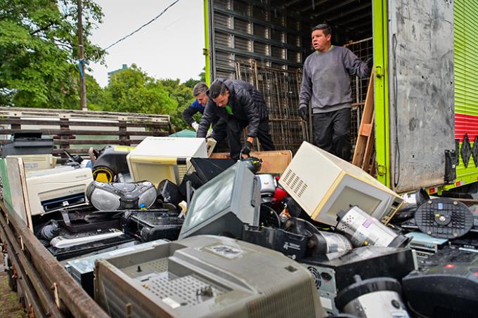 Mutirão arrecada 33 toneladas de Lixo Eletrônico em Prudente
