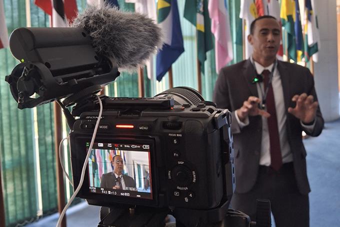 Historiador e servidor no arquivo do Senado Federal, Alexandre Alves, foi um dos entrevistados para a websérie