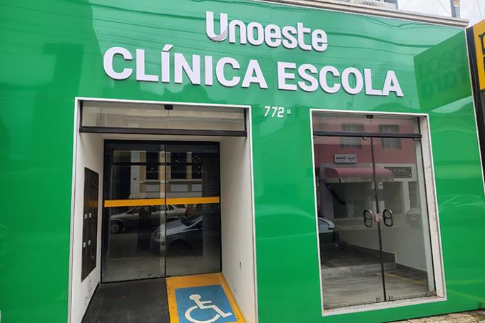 A Clínica-Escola conta com estrutura moderna para a realização dos atendimentos