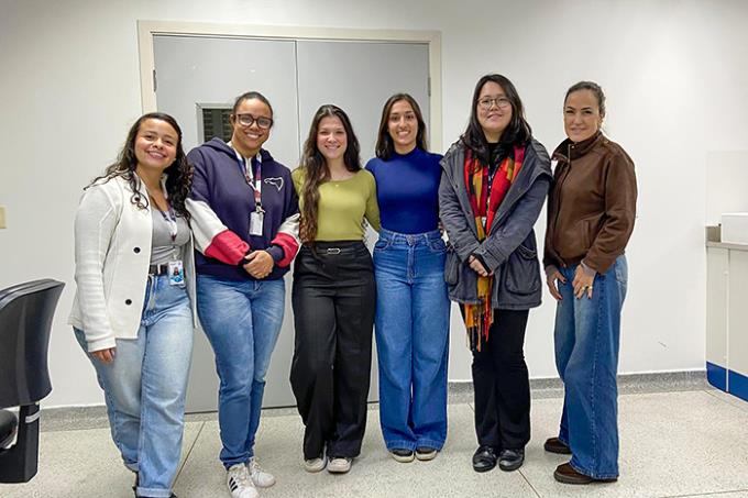 Anna Clara, Ana Paula, Eloisa, Patrícia, Danielle e Élida Paula