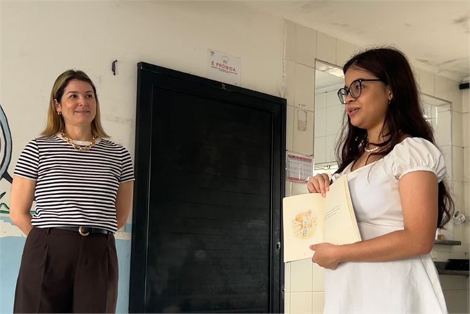 Biblioterapia retorna com atividade no Lar Maanaim