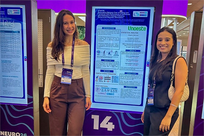 Alunas da Unoeste participam de Congresso de Neurologia