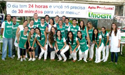 Unoeste presta atendimentos de Saúde no Agita Prudente
