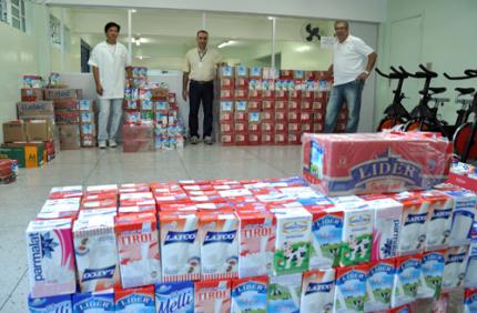 Unoeste entrega mais de 3 mil litros de leite da gincana