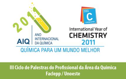 Química abre inscrições para III Ciclo de Palestras