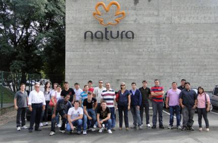 Alunos e professores da Fipp visitam Natura Cosméticos
