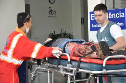 Liga do Trauma reúne entidades para simulação de catástrofe 